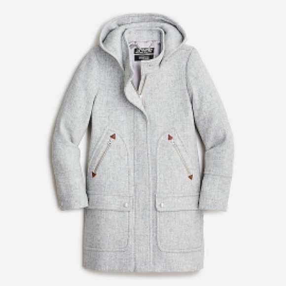 J. Crew chateau parka in Italian stadium-cloth wool | Grey | Size 2 - Picture 10 of 10
